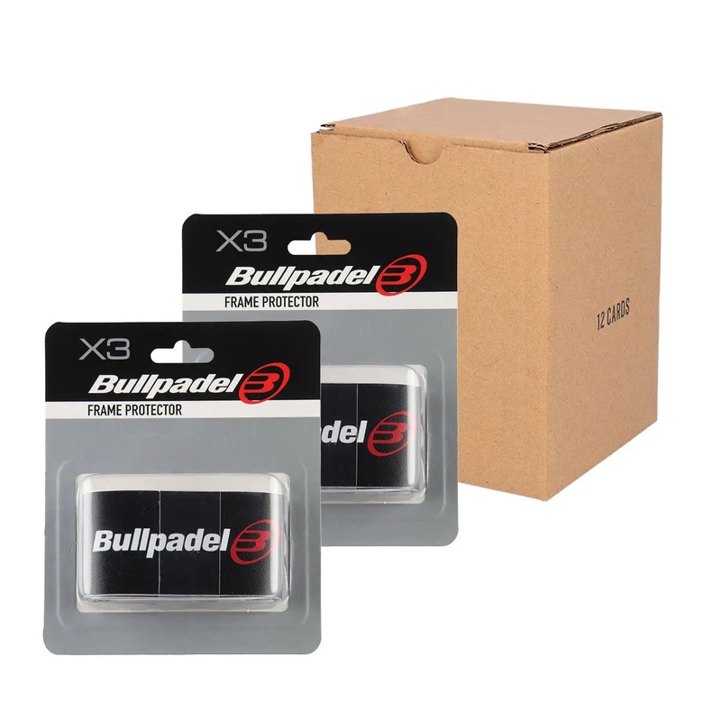 Bullpadel Frame Protector – Black/Transparent