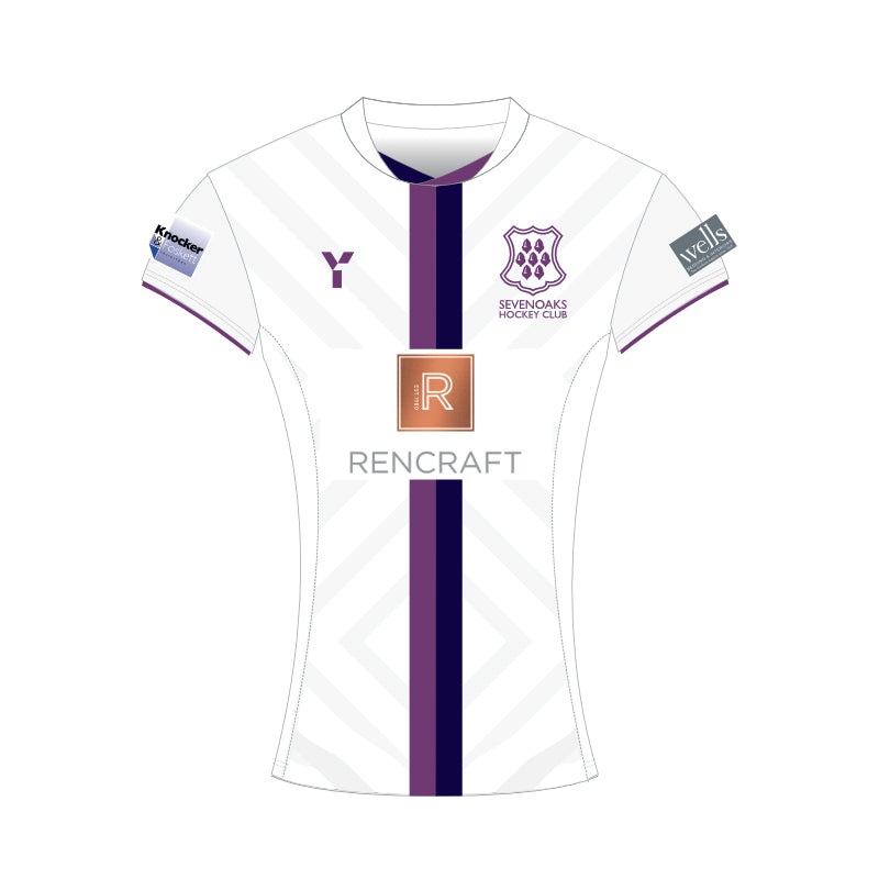 Sevenoaks HC – Womens Away Playing Shirt White (A)