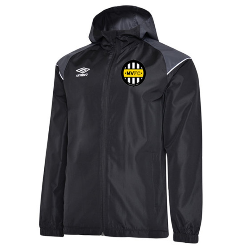 MVFC Club Rain Jacket|YS|YM|YL|YXL|S|M|L|XL|XXL|Black/Carbon