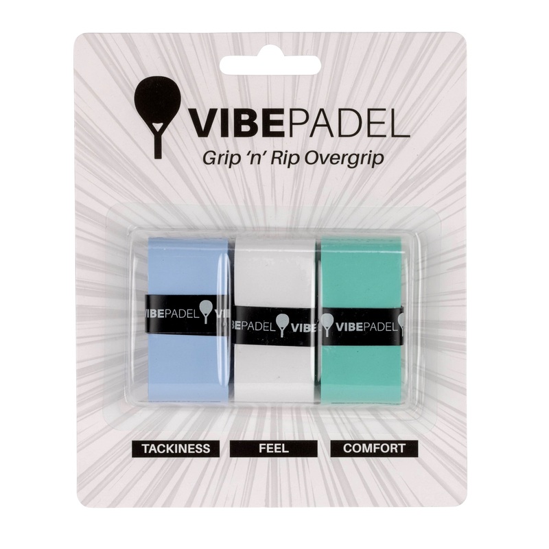 VIBEPADEL Grip ‘n’ Rip Overgrip 3 Pack – Mix It Up