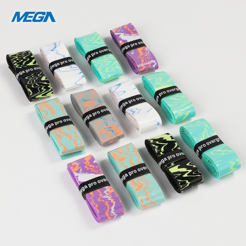 Printing Padel Racket Grip Tape PU Beach Tennis Overgrip Adhesive Handle Grips