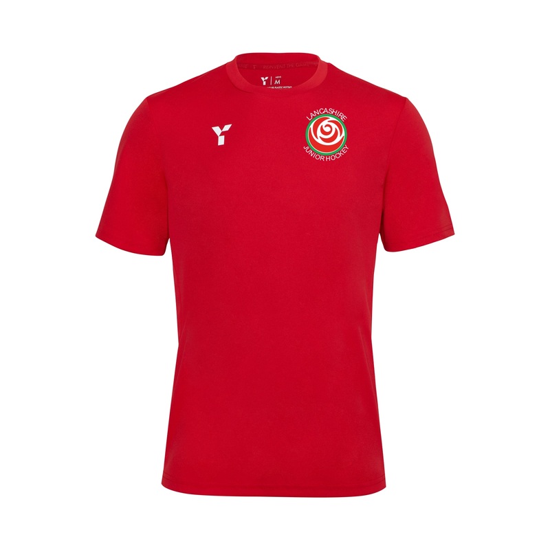 Lancashire Juniors – Short Sleeve Training Top Men’s Red