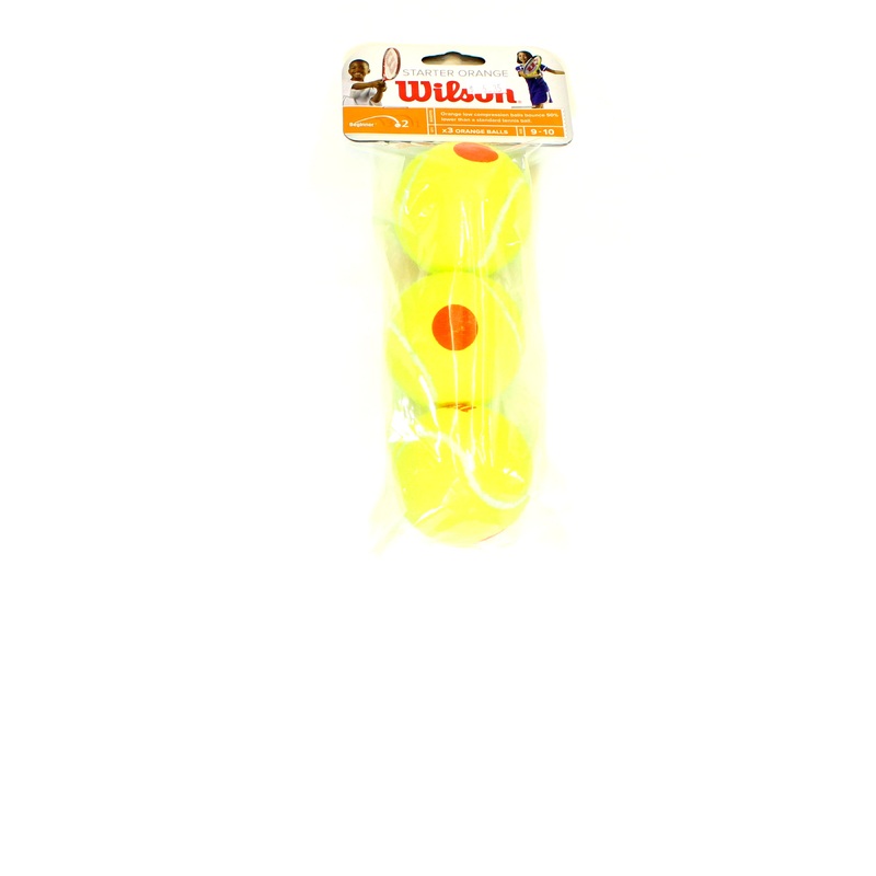 Wilson balls Starter Game Orange (packet of 3)