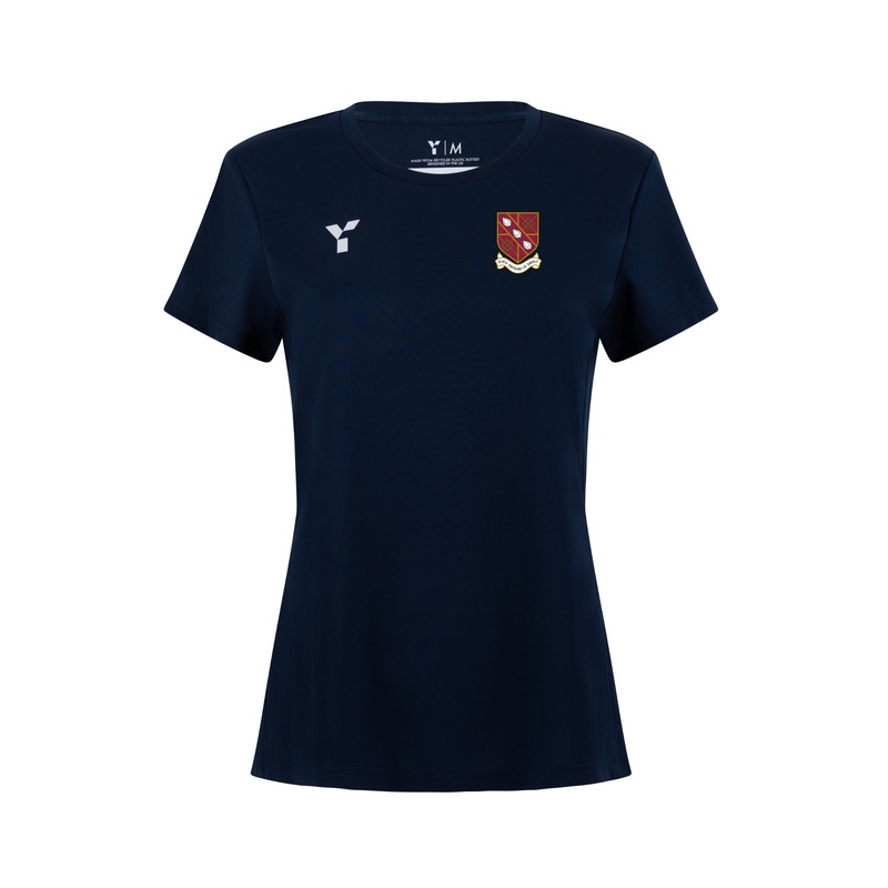 Spencer Tennis – Short Sleeve Training Top Womens Navy