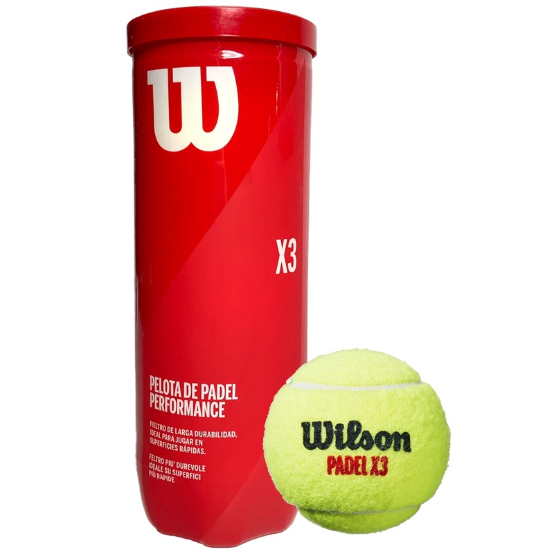 Wilson Padel X3 Ball – Tube of 3