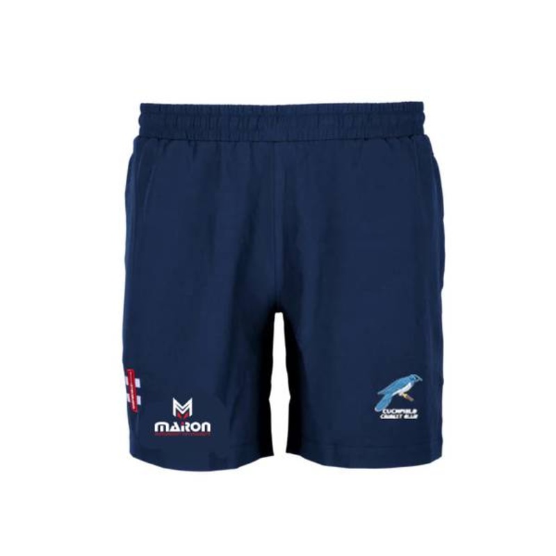 Cuckfield CC Velocity Shorts|Age 7/8|Age 9/10|Age 11/12|XS|S|M|L|XL|XXL|Age 5/6|Navy Trim