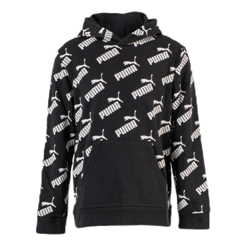 Amplified AOP Hoody TR B Black
