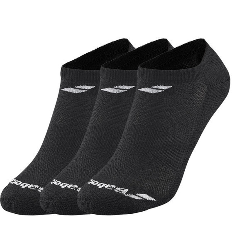 Babolat Invisible Socks 3 Pack Unisex – Black