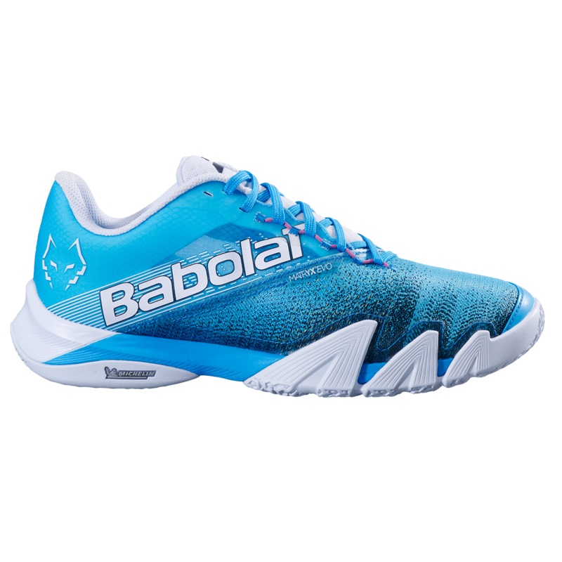 Babolat Men’s Jet Premura 2 Lebron Padel Shoes Cyan Blue