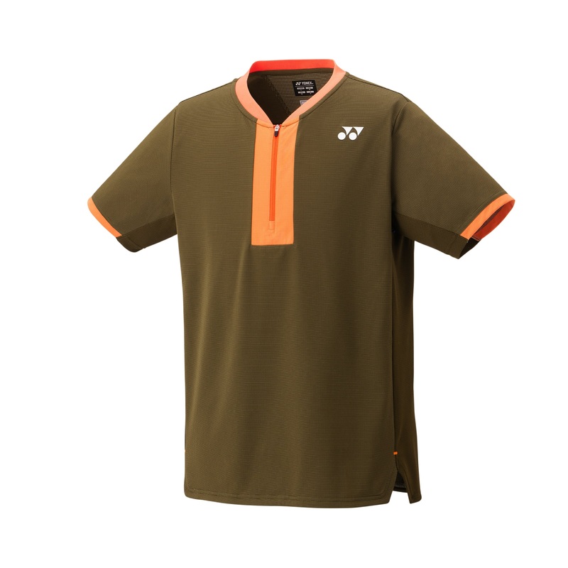 Yonex US Open 2025 Crew Neck Shirt Men – Brown