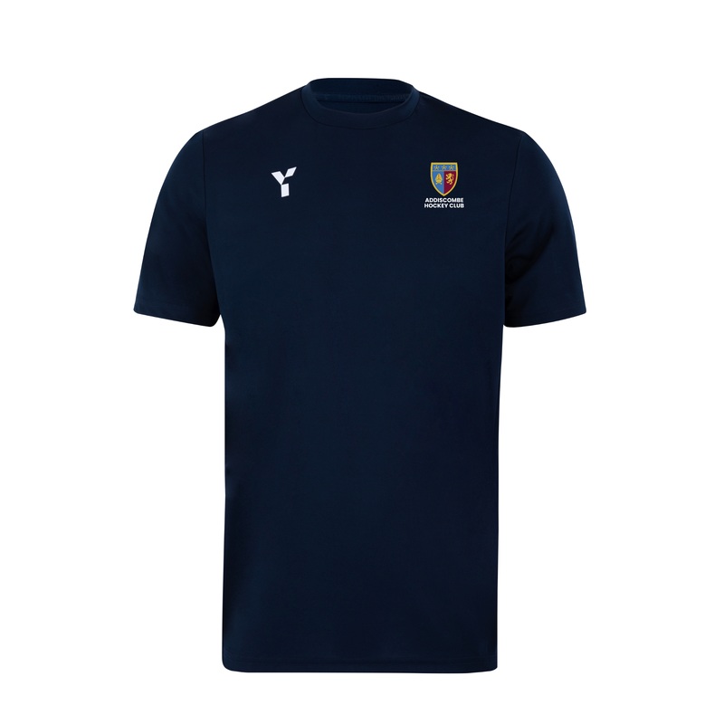 Addiscombe HC – Junior Short Sleeve Training Top Unisex Navy
