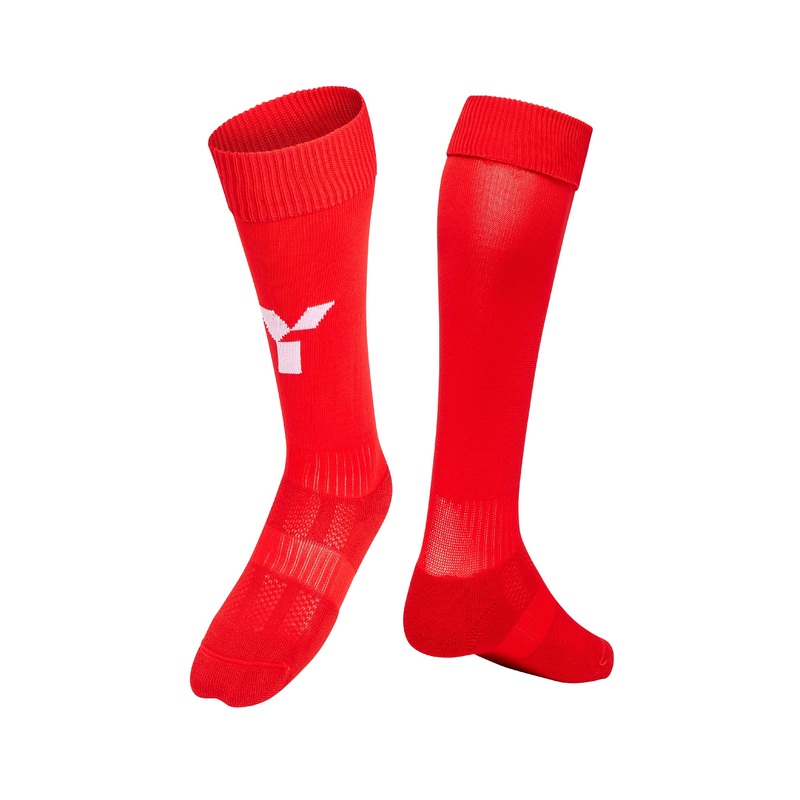 Bowdon HC – Socks RED (Away)|S (12-2.5)|M (3-5.5)|L (6-11)|XL (12-14)