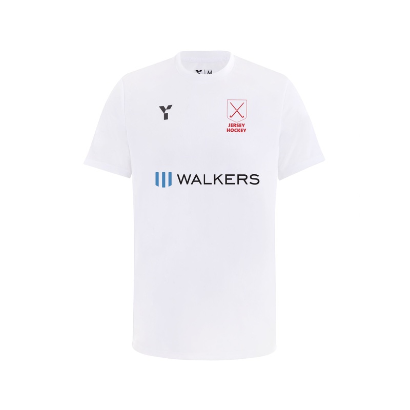Jersey Hockey – Junior Short Sleeve Training Top Unisex White (Walkers)