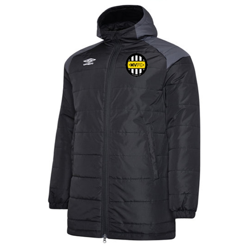 MVFC Club Padded Jacket|YS|YM|YL|YXL|S|M|L|XL|XXL|Black