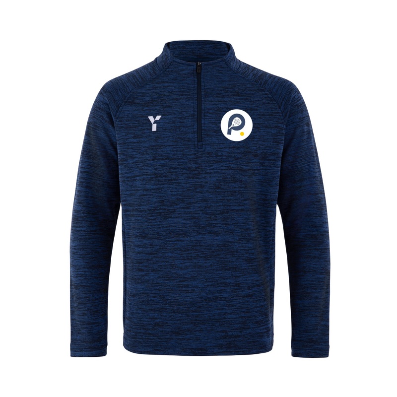 Padel4All Garon Park – Fugi Quarter Zip Unisex Navy Melange