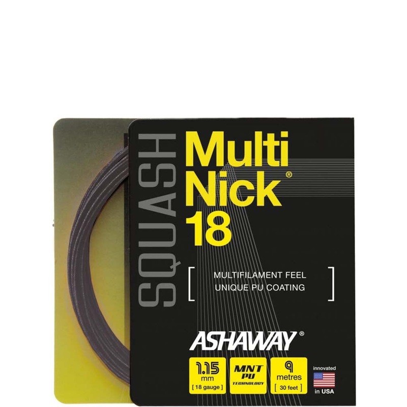 Ashaway Multinick 18 black (squash)