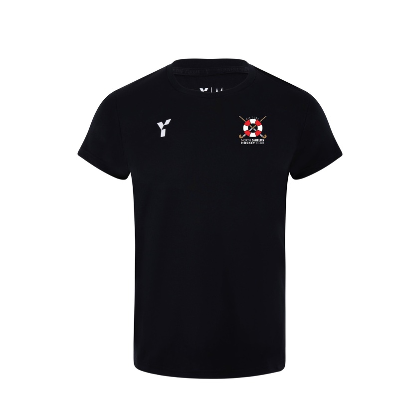 North Shields HC – Junior Short Sleeve Training Top Unisex Black