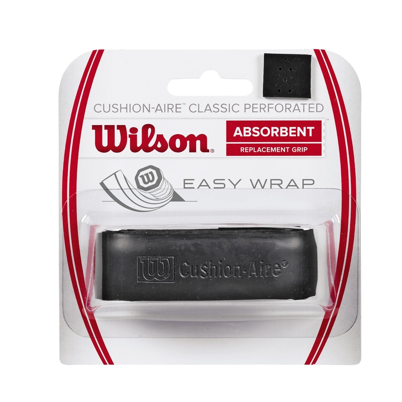 Wilson Cushion Aire Classic Perforated Replacement Grip Black