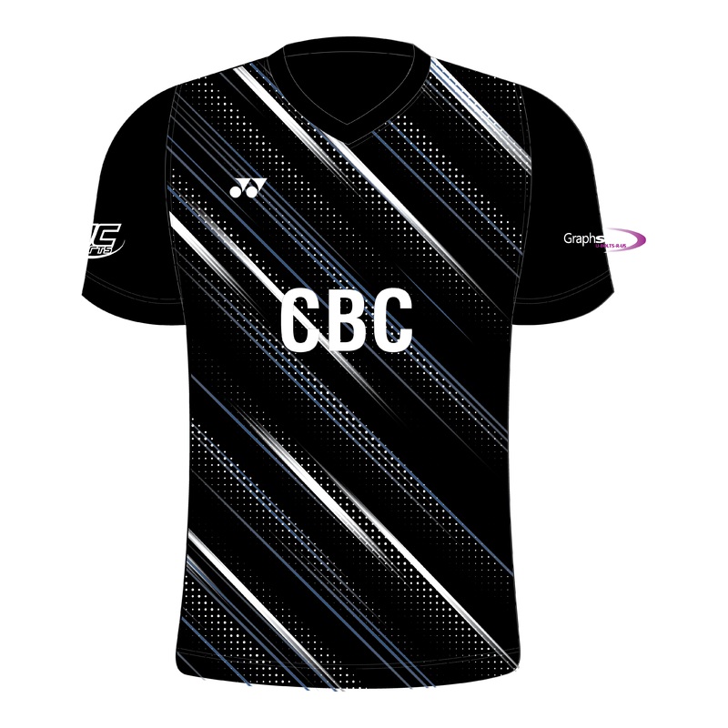 Cockermouth Badminton T011 Flash V T-Shirt Juniors
