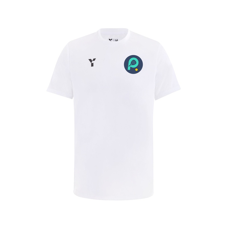 Padel4All Garon Park – Short Sleeve Training Top Men’s White