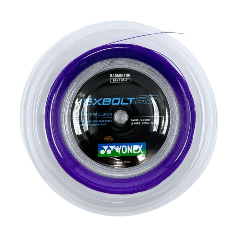 Yonex Exbolt 65 Badminton String 200m – Purple
