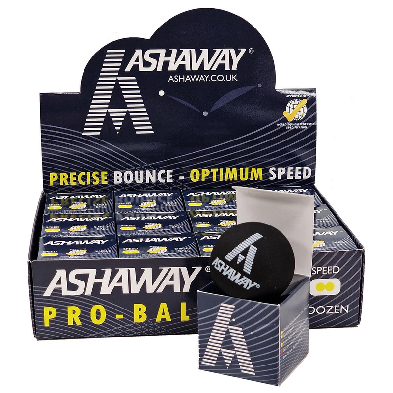 Ashaway Double Dot Squash Balls – Dozen