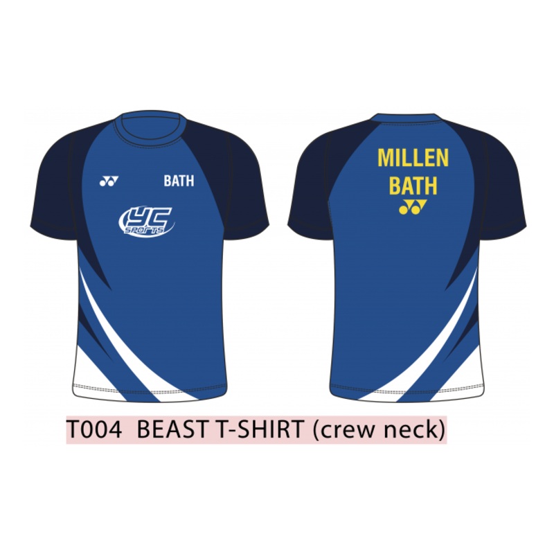 Bath T004 Beast T-Shirt Women|XS|S|M|L|XL|XXL|Blue/Navy/White