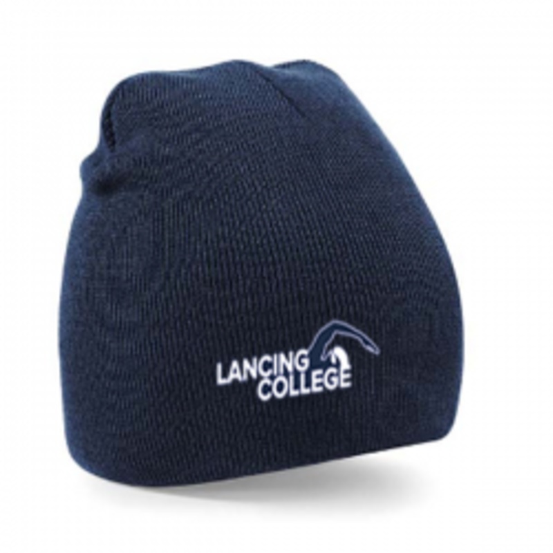 Lancing Swimming Club Beanie|Navy/White