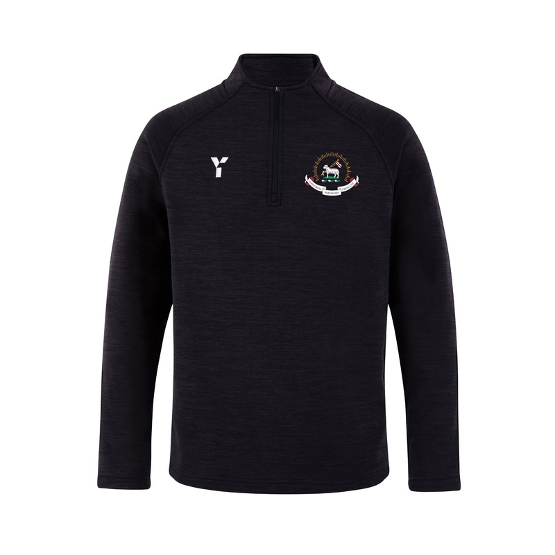 Old Merchant Taylors HC – Fugi Quarter Zip Unisex Black Melange