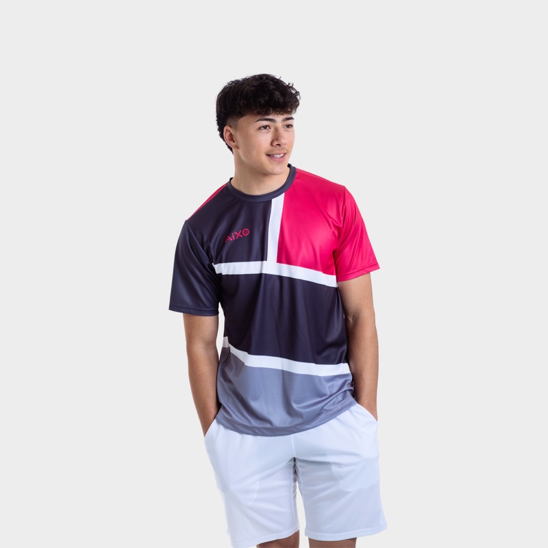 Aixo Court Mens T Shirt Graphite
