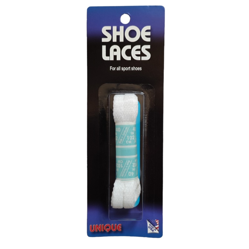 Tourna Shoe Laces|102 cm|114 cm|Blanco|Negro