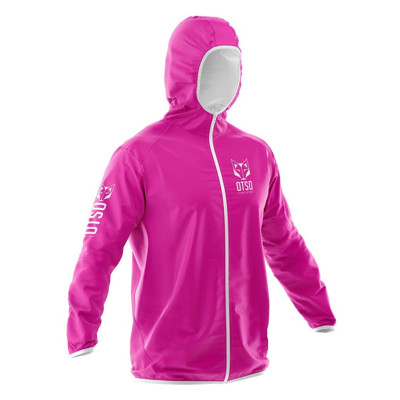 Waterproof Jacket – Fluo Pink & White
