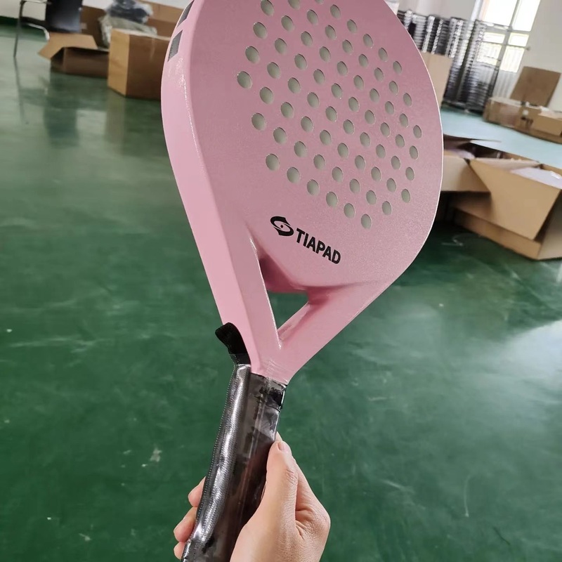 Padel Racket Training Carbon Fiber with EVA Soft Performance Pala Padel Raqueta