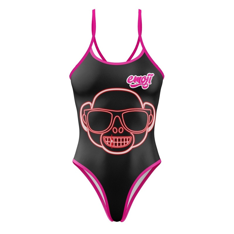 Baador mujer – Emoji Monkey Neon