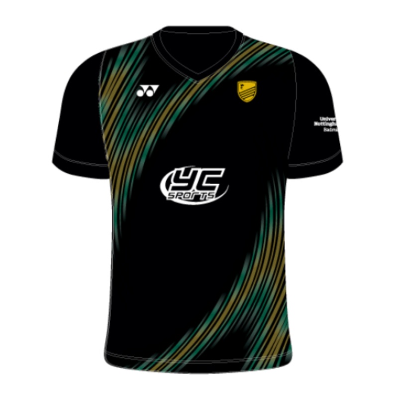 Nottingham Vortex V-Neck Mens|XS|S|M|L|XL|XXL|XXXL|Black/Yellow/Green