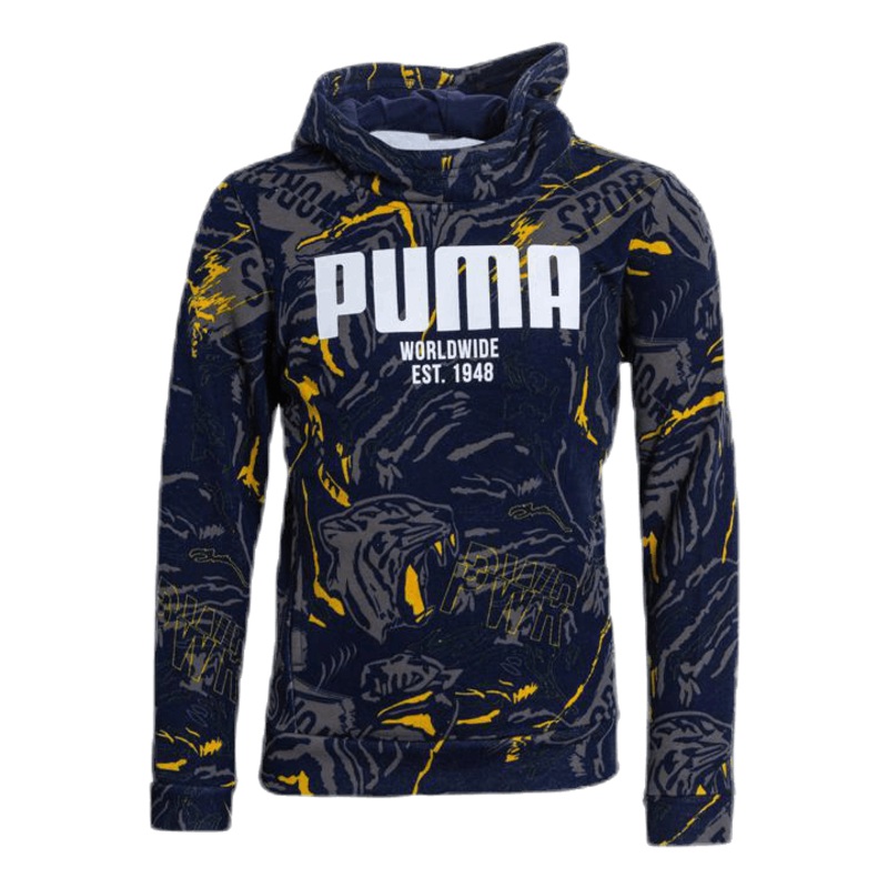 Alpha AOP Hoody Jr Blue|92|104