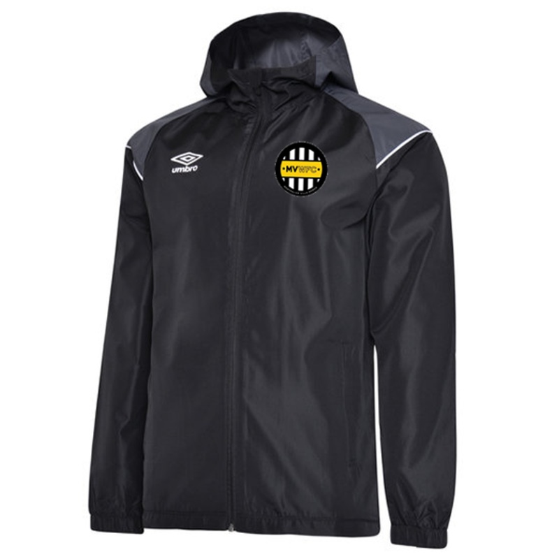 MVWFC Club Rain Jacket|YS|YM|YL|YXL|S|M|L|XL|XXL|Black/Carbon