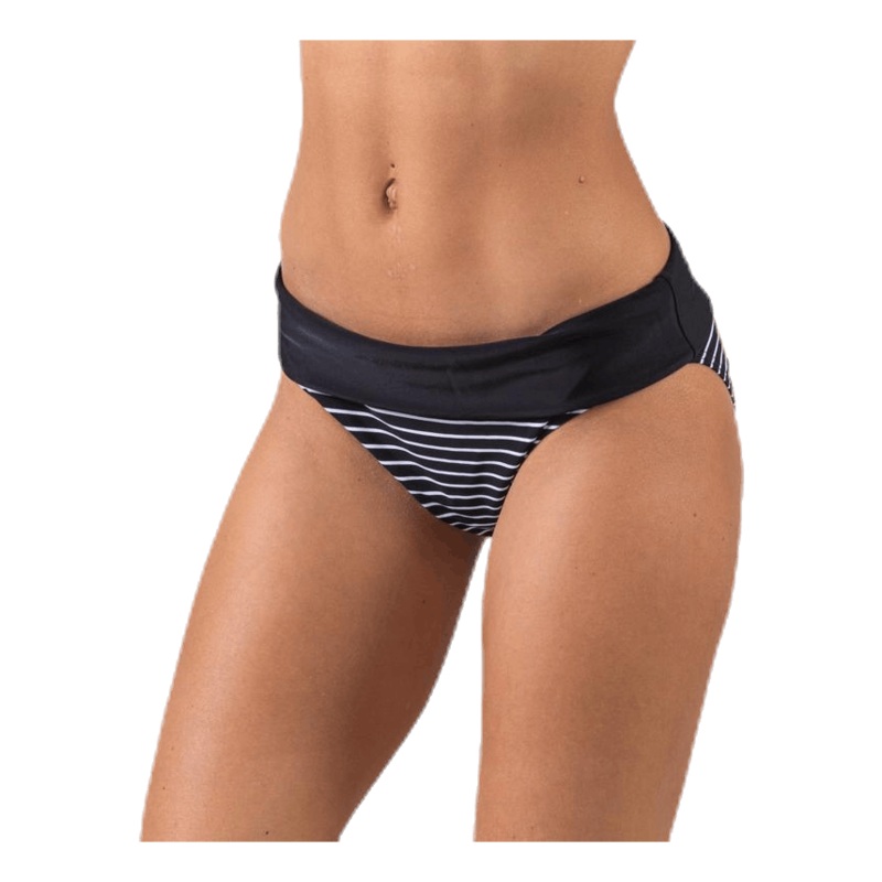 Wild In Stripes Folded Brief White/Black