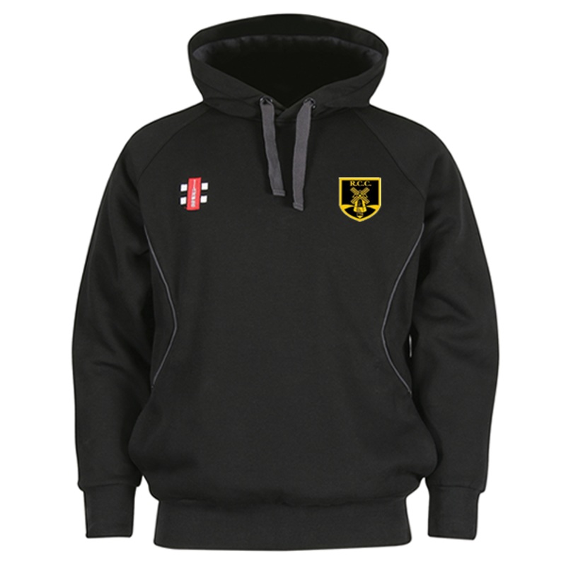 Rottingdean CC Storm Hoody|5/6|7/8|9/10|11/12|XS|S|M|L|XL|XXL|Black