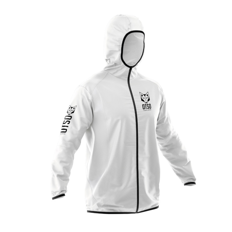 Waterproof Jacket – White & Black