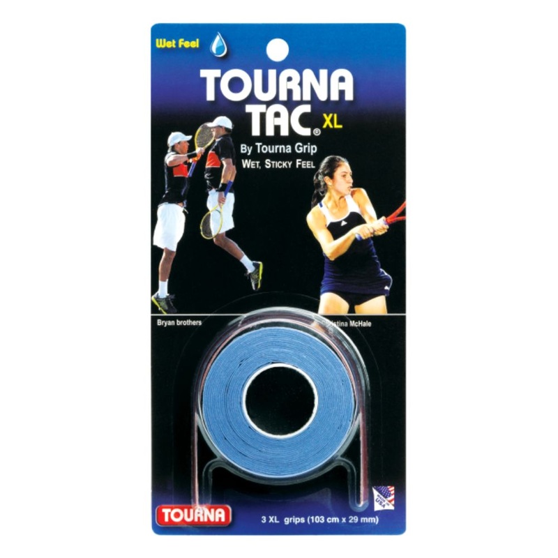 Tourna Tac – 3 XL grips on roll overgrips