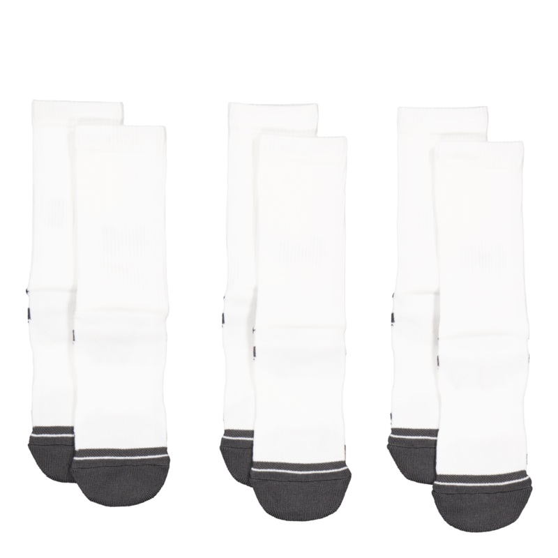 Ua Performance Tech 3pk Crew White