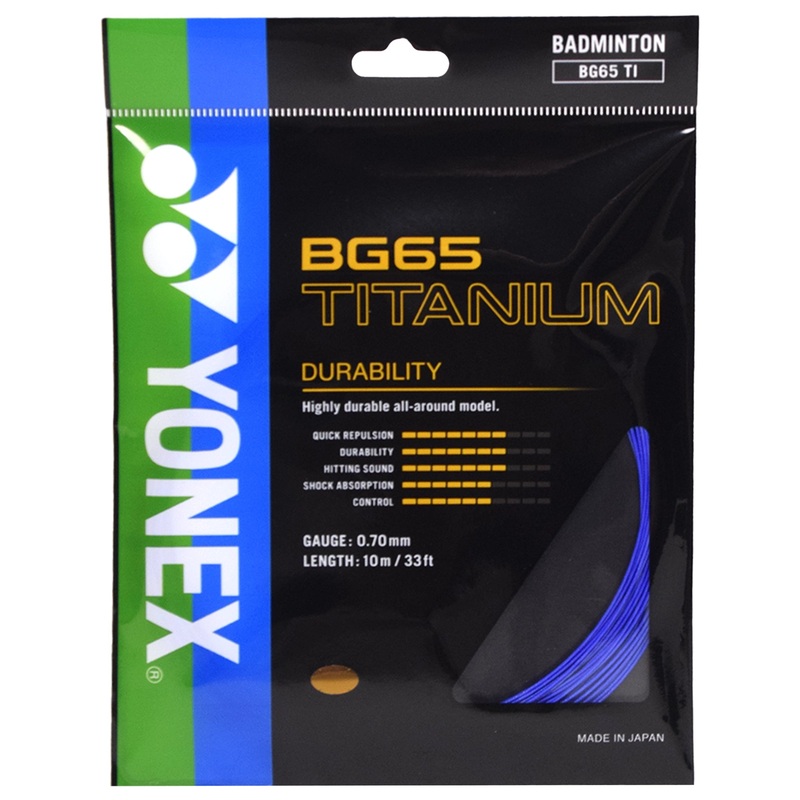 Yonex BG65 Titanium 10m Blue