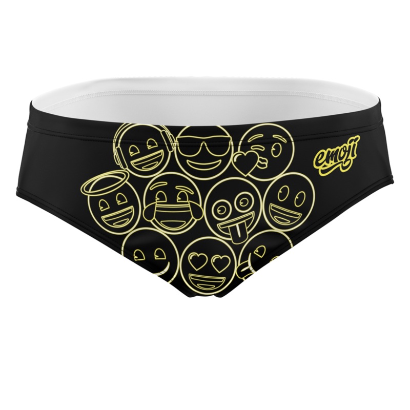 Baador slip hombre – Emoji Neon Faces