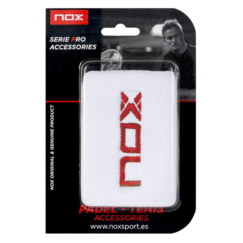 Nox Wristband 2 Pack – White Red