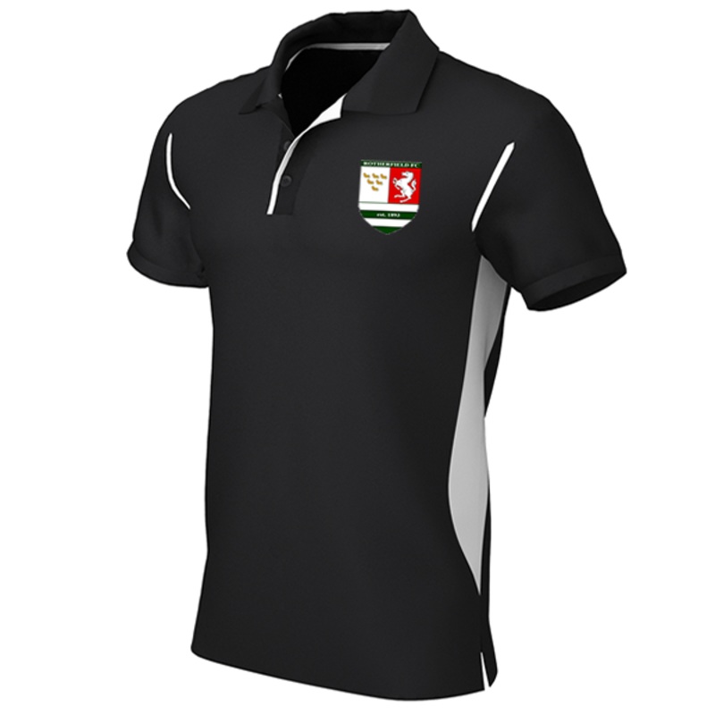 Rotherfield FC Premium Polo|LY|XLY|S|M|L|XL|2XL|3XL|Black/White